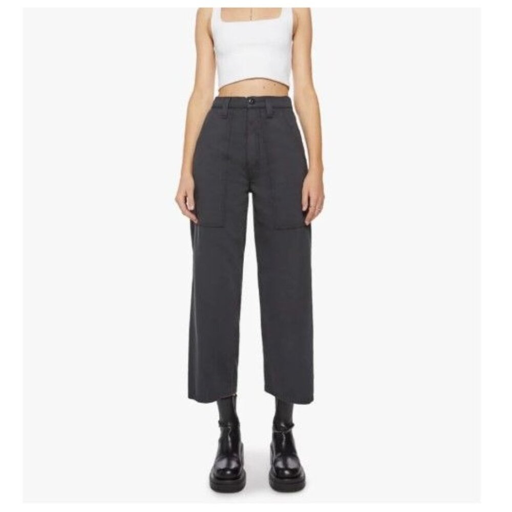Mother Denim The Quartet Breaker Flood Pants in Woops-a-Daisy Size 26